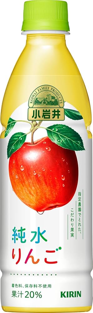 Amazon.co.jp: キリン 小岩井純水りんご 430mlペット×24本入×2